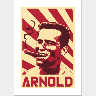 Arnold Schwarzenegger Retro Propaganda Posters and Art